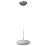 Hubbardton Forge 2025 Sterling Shell Glass (GS) Standard Clouds Low Voltage Mini Pendant