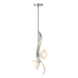 Hubbardton Forge 2024 Vintage Platinum Frosted Glass (FD) Multi Mika 2-Light Pendant