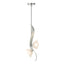 Hubbardton Forge 2024 Vintage Platinum Frosted Glass (FD) Multi Mika 2-Light Pendant