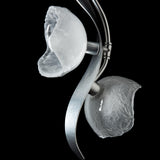 Hubbardton Forge 2024 Sterling Frosted Glass (FD) Multi Mika 2-Light Pendant