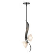 Hubbardton Forge 2024 Ink Frosted Glass (FD) Multi Mika 2-Light Pendant