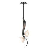Hubbardton Forge 2024 Ink Frosted Glass (FD) Multi Mika 2-Light Pendant