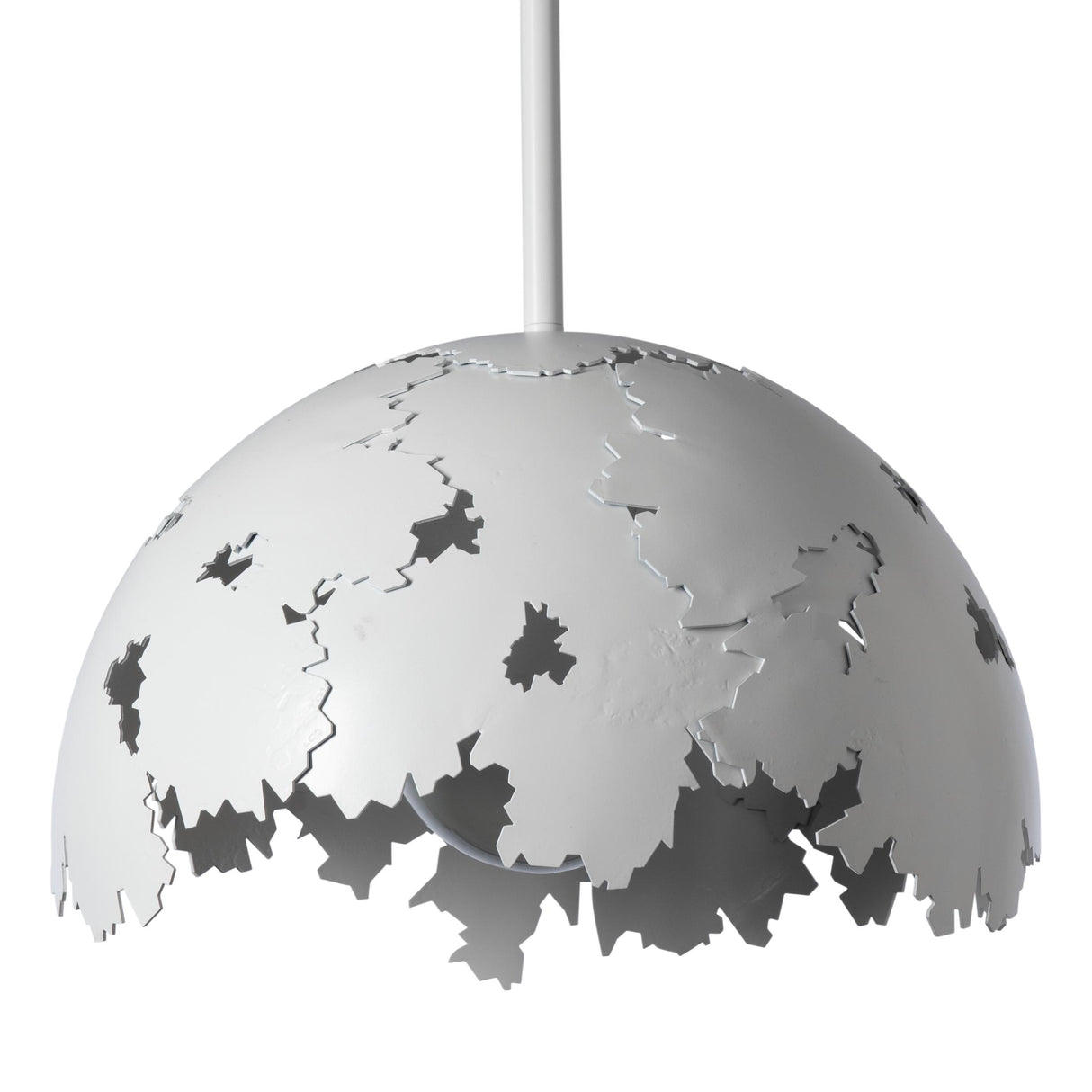 Hubbardton Forge 2024 White Multi Pangea 1-Light Pendant