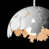 Hubbardton Forge 2024 White Multi Pangea 1-Light Pendant