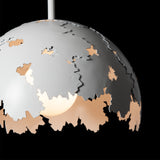 Hubbardton Forge 2024 White Multi Pangea 1-Light Pendant