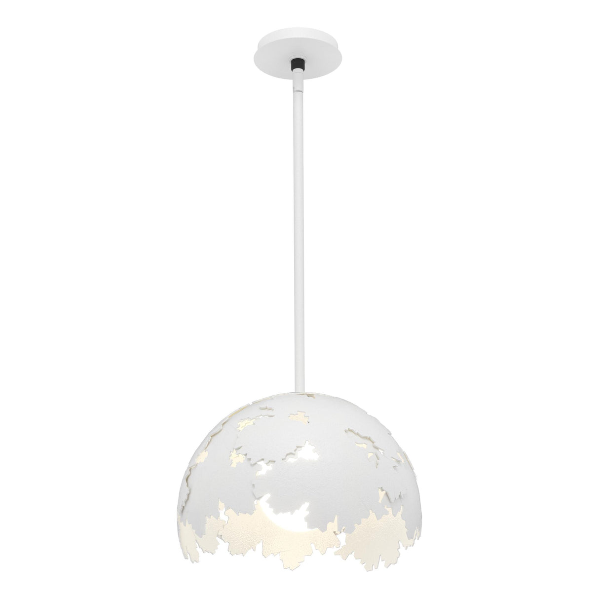 Hubbardton Forge 2024 White Multi Pangea 1-Light Pendant