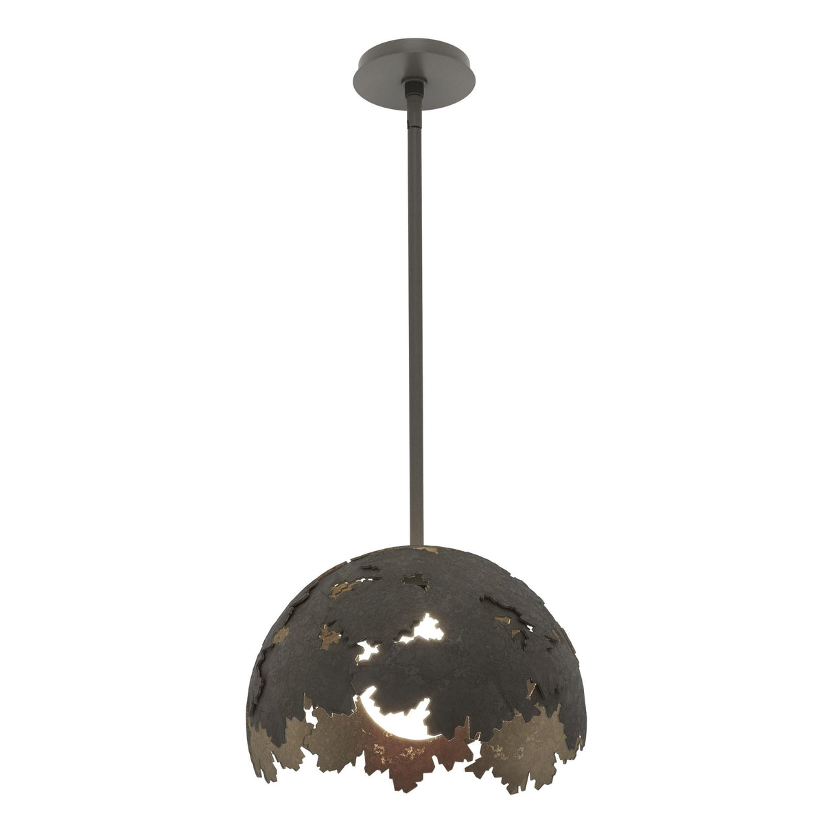 Hubbardton Forge 2024 Dark Smoke Multi Pangea 1-Light Pendant