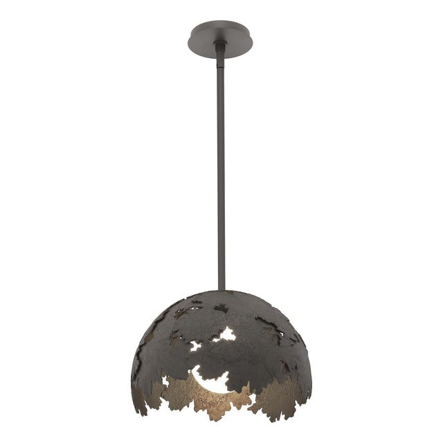 Hubbardton Forge 2024 Oil Rubbed Bronze Multi Pangea 1-Light Pendant