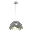 Hubbardton Forge 2024 Vintage Platinum Multi Pangea 1-Light Pendant