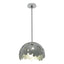 Hubbardton Forge 2024 Vintage Platinum Multi Pangea 1-Light Pendant