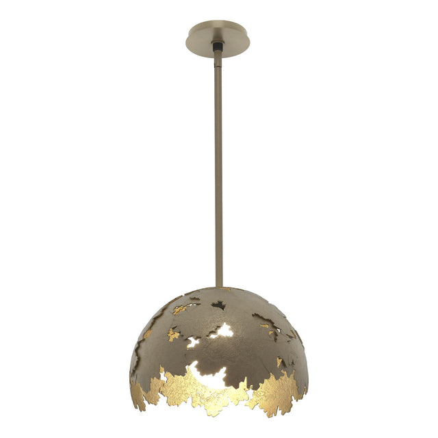 Hubbardton Forge 2024 Soft Gold Multi Pangea 1-Light Pendant