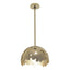 Hubbardton Forge 2024 Modern Brass Multi Pangea 1-Light Pendant