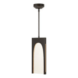 Hubbardton Forge 2024 Oil Rubbed Bronze Seeded Clear Glass (II) Multi Cypress 1-Light Pendant