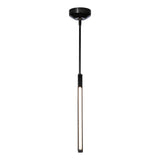Hubbardton Forge 2024 Ink Seeded Clear Glass (II) Multi Cypress 1-Light Pendant