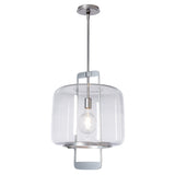 Hubbardton Forge 2025 Sterling Clear Glass (ZM) Multi Dane Lantern