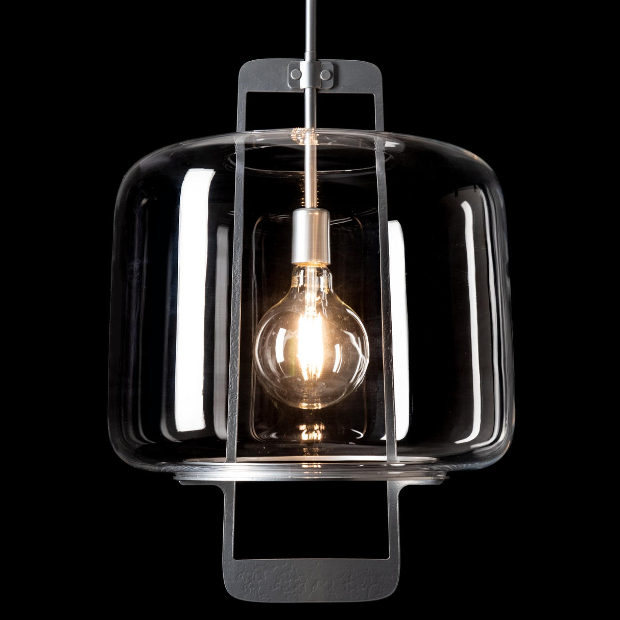 Hubbardton Forge 2025 Sterling Clear Glass (ZM) Multi Dane Lantern