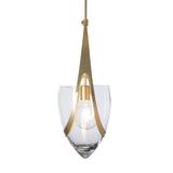 Hubbardton Forge 2025 Modern Brass Clear Glass (ZM) Multi Vaso Pendant