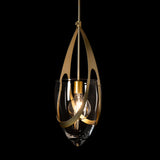 Hubbardton Forge 2025 Modern Brass Clear Glass (ZM) Multi Vaso Pendant