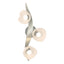 Hubbardton Forge 2024 Vintage Platinum Frosted Glass (FD) Mika 3-Light Large Sconce/Semi-Flush
