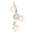 Hubbardton Forge 2024 Sterling Frosted Glass (FD) Mika 3-Light Large Sconce/Semi-Flush