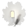 Hubbardton Forge 2024 White Clear Glass with Frosted Diffuser (YE) Pangea 1-Light Sconce