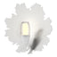 Hubbardton Forge 2024 White Clear Glass with Frosted Diffuser (YE) Pangea 1-Light Sconce