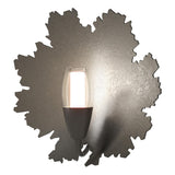 Hubbardton Forge 2024 Dark Smoke Clear Glass with Frosted Diffuser (YE) Pangea 1-Light Sconce