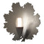 Hubbardton Forge 2024 Dark Smoke Clear Glass with Frosted Diffuser (YE) Pangea 1-Light Sconce