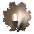 Hubbardton Forge 2024 Bronze Clear Glass with Frosted Diffuser (YE) Pangea 1-Light Sconce