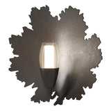 Hubbardton Forge 2024 Oil Rubbed Bronze Clear Glass with Frosted Diffuser (YE) Pangea 1-Light Sconce