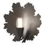 Hubbardton Forge 2024 Oil Rubbed Bronze Clear Glass with Frosted Diffuser (YE) Pangea 1-Light Sconce
