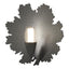 Hubbardton Forge 2024 Natural Iron Clear Glass with Frosted Diffuser (YE) Pangea 1-Light Sconce
