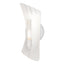 Hubbardton Forge 2024 White Frosted Glass (FD) Crest 1-Light Sconce