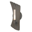 Hubbardton Forge 2024 Natural Iron Frosted Glass (FD) Crest 1-Light Sconce