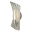 Hubbardton Forge 2024 Vintage Platinum Frosted Glass (FD) Crest 1-Light Sconce