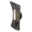 Hubbardton Forge 2024 Ink Frosted Glass (FD) Crest 1-Light Sconce