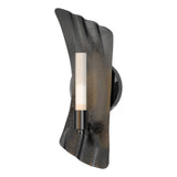 Hubbardton Forge 2024 Ink Frosted Glass (FD) Crest 1-Light Sconce