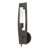 Hubbardton Forge 2024 Dark Smoke Frosted Glass (FD) Passage 1-Light Sconce