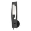 Hubbardton Forge 2024 Black Frosted Glass (FD) Passage 1-Light Sconce