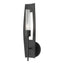 Hubbardton Forge 2024 Black Clear Glass (ZM) Passage 1-Light Sconce