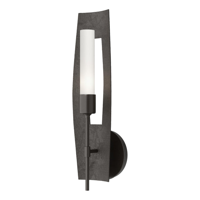Hubbardton Forge 2024 Oil Rubbed Bronze Frosted Glass (FD) Passage 1-Light Sconce
