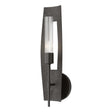 Hubbardton Forge 2024 Oil Rubbed Bronze Clear Glass (ZM) Passage 1-Light Sconce