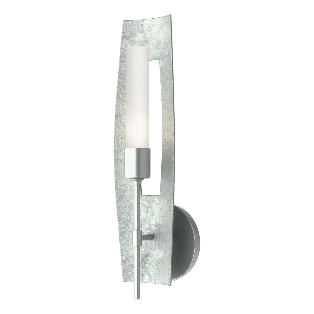Hubbardton Forge 2024 Vintage Platinum Frosted Glass (FD) Passage 1-Light Sconce
