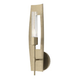 Hubbardton Forge 2024 Soft Gold Clear Glass (ZM) Passage 1-Light Sconce