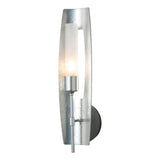 Hubbardton Forge 2024 Sterling Frosted Glass (FD) Passage 1-Light Sconce