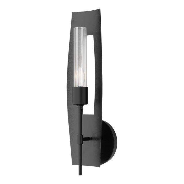 Hubbardton Forge 2024 Ink Clear Glass (ZM) Passage 1-Light Sconce