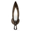 Hubbardton Forge 2025 Dark Smoke White Art Glass (BB) Parasol Sconce