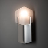 Hubbardton Forge 2025 Sterling Prisma 1-Light Bath Sconce
