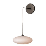 Hubbardton Forge 2025 Dark Smoke Shell Glass (GS) Clouds Low Voltage Sconce