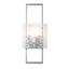Hubbardton Forge 2025 Sterling Clear Glass (ZM) Geo Sconce
